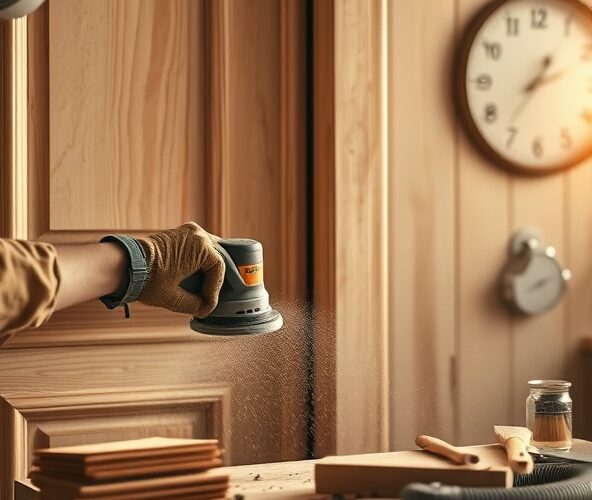 Czy piaskowanie drzwi drewnianych oszczędza czas remontu?