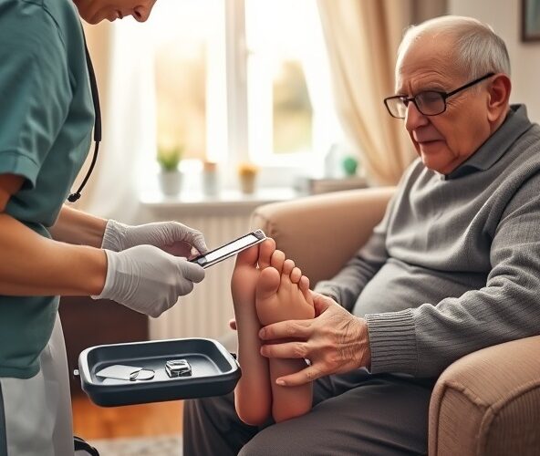 Czy podolog z dojazdem w Piasecznie zmniejszy ryzyko stopy cukrzycowej u seniora?