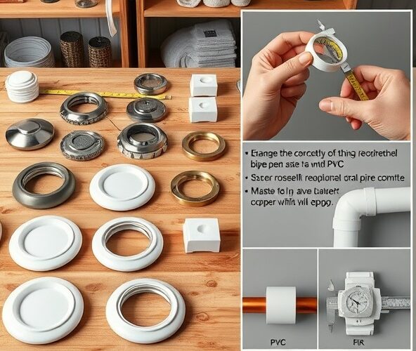 Jak dobrać rozety maskujące do rur, by uniknąć reklamacji?