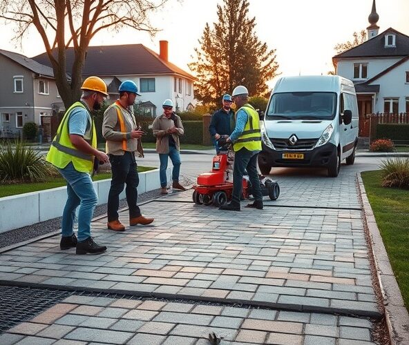 Jak wybrać firmę do układania kostki brukowej w Grodzisku Mazowieckim przy budowie podjazdu pod auta 3,5 t?