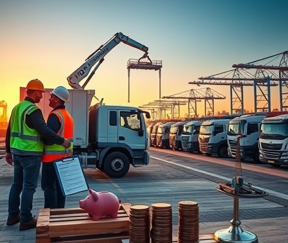 Jak obniżyć cenę wynajmu HDS (dźwig samochodowy) w Szczecinie?