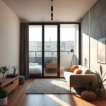 aluminiowa ścianka loftowa