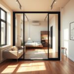 aluminiowa ścianka loftowa