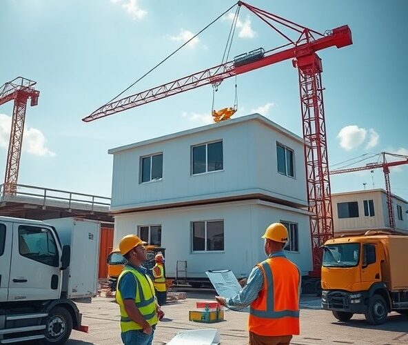 Jak zmniejszyć ryzyko opóźnień przy montażu domu modułowego 100 m2?