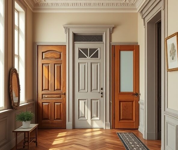 Jak dobrać drzwi wewnętrzne w Łodzi do starej kamienicy, by podnieść wartość mieszkania?