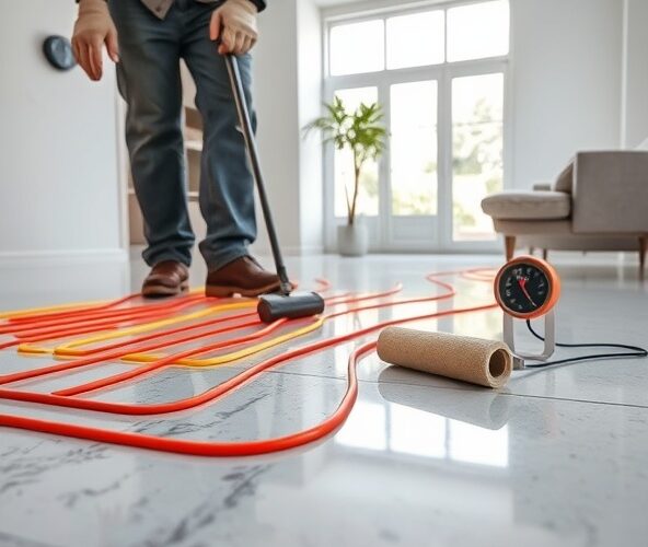 Czy posadzki poliuretanowe można nakładać na ogrzewanie podłogowe?