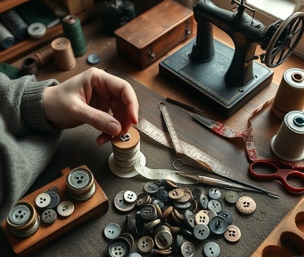 Jak drobni producenci guzików przyszywają je, by mniej odpadały?