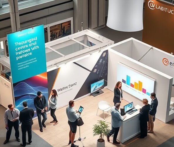 Gdzie ustawić roll-up łezka na stoisku, aby zdobyć więcej leadów?