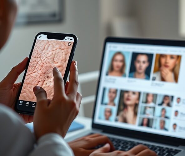 Czy analiza zdjęć trądziku w teleporadzie wystarczy przed wizytą?